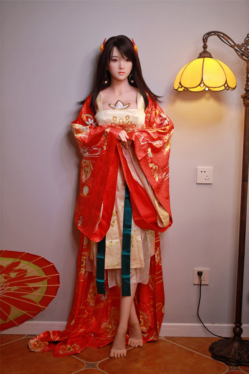 安奈 161cm ラブドール通販 シリコンヘッド+TPEボディー  中国伝統漢服巨乳美少女セックス等身大リアルドール正規品 JYDoll